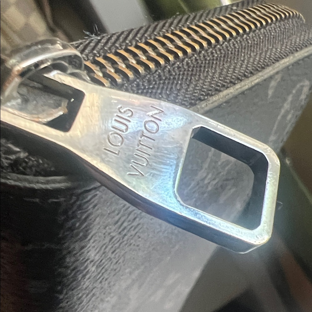 Louis Vuitton Black Monogram Zipper Wallet - Picture 9 of 10